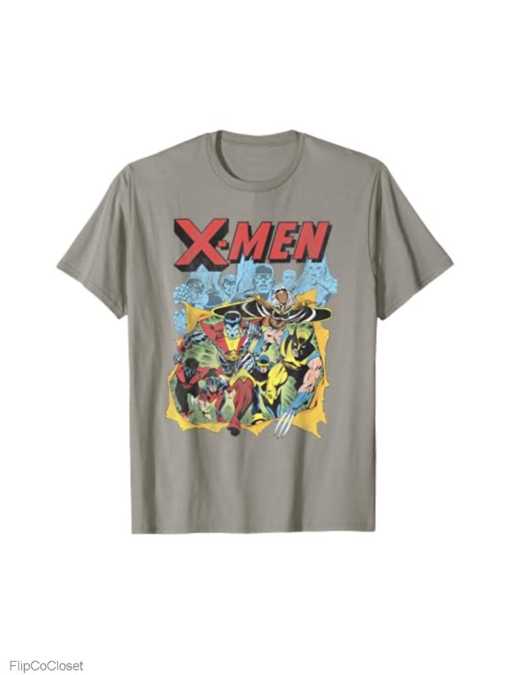 Official Marvel X-Men Graphic Tee Short Sleeve Crew Neck Unisex